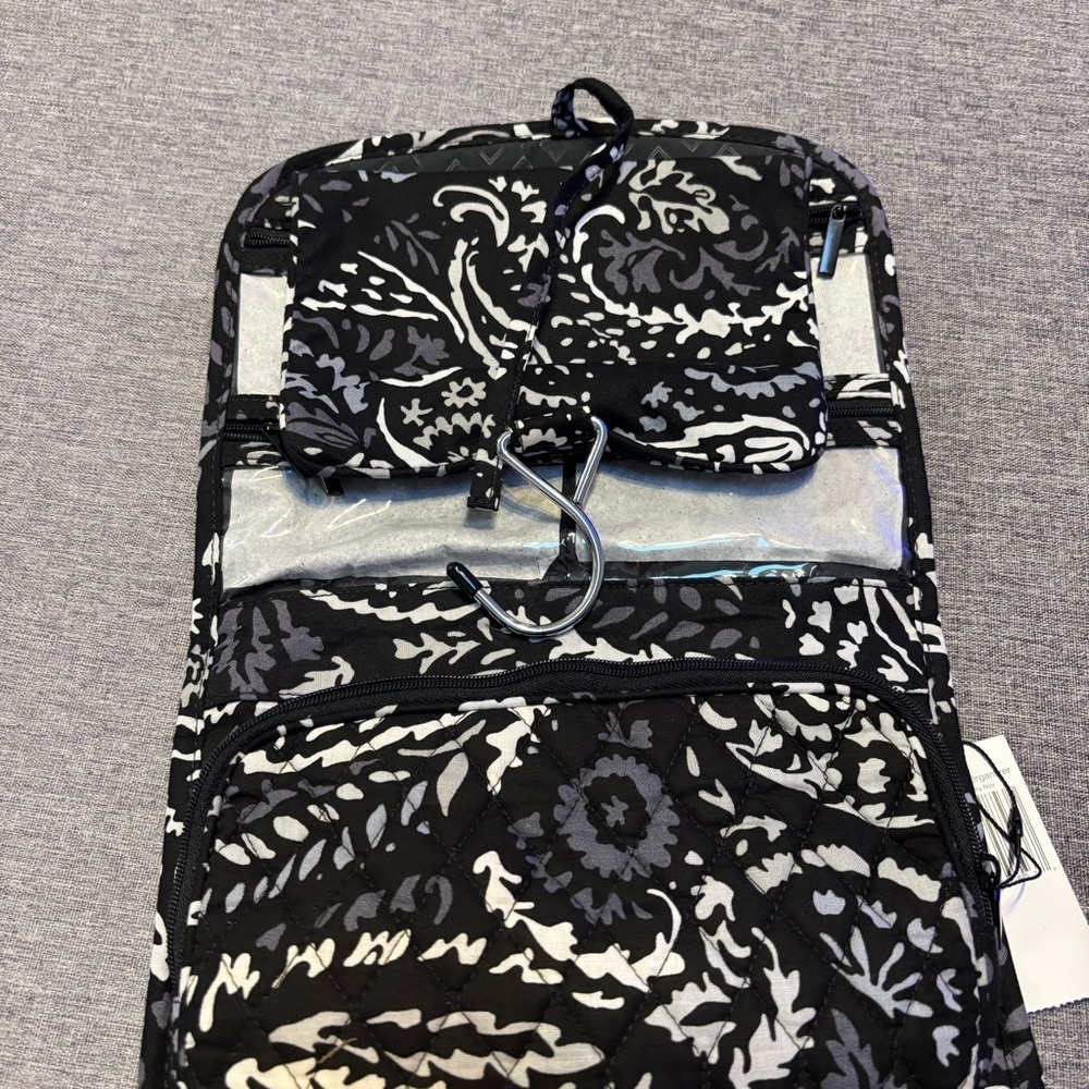 Vera Bradley Medium Travel Organizer Bag, Paisley Noir 25582-P70 - Picture 2 of 7
